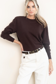 March23 |  Soft wool blend sweater Berlin | bruin | Picture 5