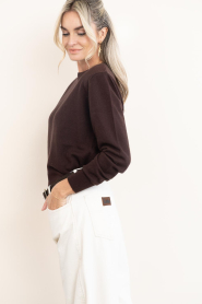 March23 |  Soft wool blend sweater Berlin | bruin | Picture 6