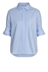 March23 |  Poplin blouse Montreal | sky blue | Picture 1