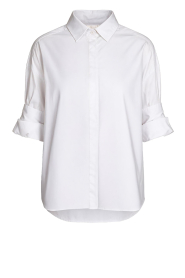 March23 |  Poplin blouse Montreal | white