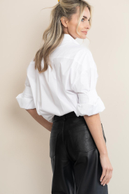 March23 |  Poplin blouse Montreal | white | Picture 8