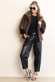 March23 |  Lamb leather barrel Brussels | black | Picture 3