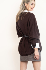 March23 |  Long knitted cardigan Arran | brown | Picture 8
