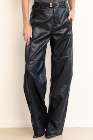 Co'Couture |  Faux leather pants Gitt | black | Picture 5