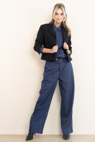 Co'Couture |  Checked pants Dexter L34 | blue | Picture 2