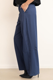 Co'Couture |  Checked pants Dexter L34 | blue | Picture 5