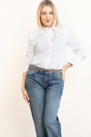Co'Couture : Fitted stretch blouse San | white - img5
