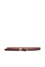 Co'Couture |  Leather belt Beno | burgundy | Picture 1