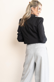Haute L'Amitié :  Jacket with decorative buttons Uniform | zwart - img8