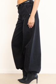 Haute L'Amitié :  Denim balloon pants Borges | black - img6