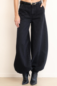 Haute L'Amitié :  Denim balloon pants Borges | black - img5