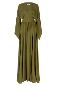 Eve |  Maxi dress with flared sleeve Eve | green