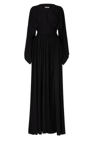 Eve |  Maxi dress with flared sleeve Eve | black