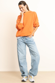 American Vintage |  Soft hoodie sweater Atubay | orange | Picture 3