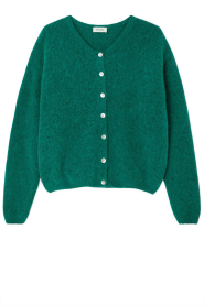 American Vintage |  Soft alpaca cardigan Vitow | green