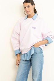 American Vintage :  Soft sweater Plizzy | pink - img4