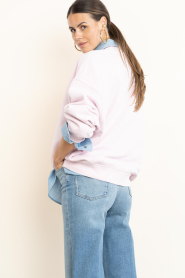 American Vintage :  Soft sweater Plizzy | pink - img6