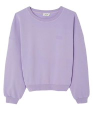 American Vintage |  Cotton sweater with logo Jitbay | purple | Picture 1