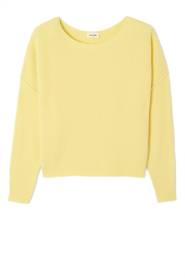 American Vintage |  Soft knitted sweater Damsville | yellow