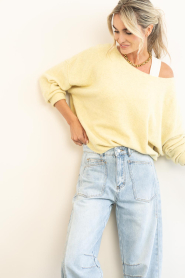 American Vintage |  Soft knitted sweater Damsville | yellow | Picture 4