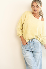 American Vintage |  Soft knitted sweater Damsville | yellow | Picture 5