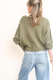 American Vintage :  Soft knitted sweater Damsville | green - img7