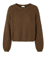 American Vintage |  Soft knitted sweater Cyrow | brown | Picture 1