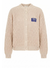 American Vintage |  Oversized knitted cardigan Cyrow | beige