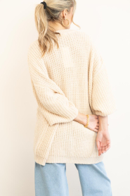 American Vintage |  Oversized knitted cardigan Cyrow | beige | Picture 8