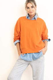 American Vintage |  Soft sweater Atubay | orange | Picture 4