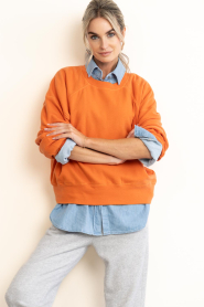 American Vintage |  Soft sweater Atubay | orange | Picture 5