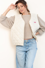 American Vintage |  Quilted waistcoat Yupibam | natural | Picture 2