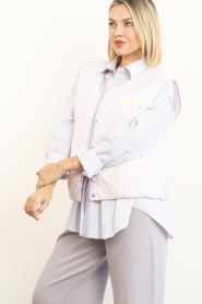 American Vintage |  Quilted waistcoat Yupibam | pink | Picture 6