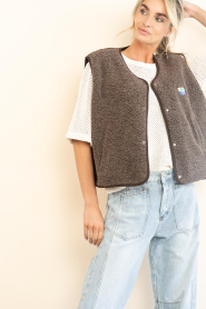 American Vintage |  Teddy waistcoat Hoktown | brown | Picture 4