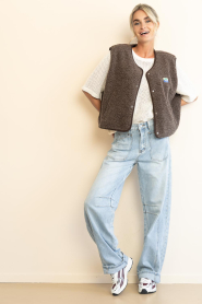 American Vintage |  Teddy waistcoat Hoktown | brown | Picture 3