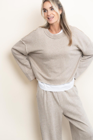 American Vintage |  Soft cropped sweater Dantown | beige | Picture 6