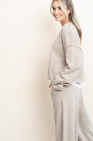 American Vintage |  Soft cropped sweater Dantown | beige | Picture 7