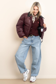 American Vintage |  Knitted gilet East | burgundy | Picture 3