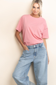 American Vintage |  Boxy T-shirt Fizvalley | pink | Picture 4