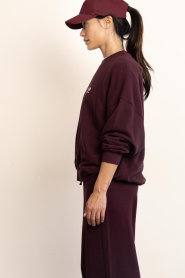 American Vintage |  Cotton sweater Atubay | burgundy | Picture 5