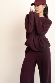 American Vintage |  Cotton sweater Atubay | burgundy | Picture 2