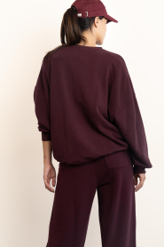 American Vintage |  Cotton sweater Atubay | burgundy | Picture 6