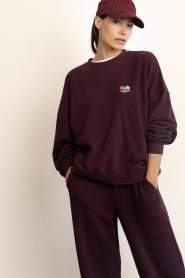 American Vintage |  Cotton sweater Atubay | burgundy | Picture 4
