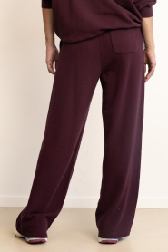 American Vintage |  Cotton jogging pants Atubay | burgundy | Picture 4