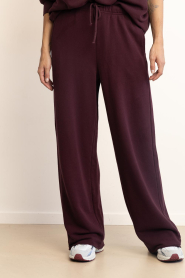 American Vintage |  Cotton jogging pants Atubay | burgundy | Picture 6