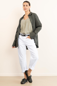 Posa :  Boat loafers camo | dark green - img4