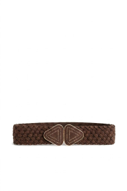 Little Soho |  Braided suède stretch belt Nicole 