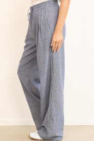 Co'Couture :  Striped pants Jiho | blauw - img5