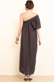 Co'Couture |  Asymmetrical dress Hera | brown | Picture 7