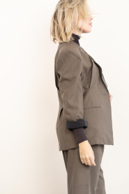 Co'Couture |  Fitted blazer Prestan | taupe | Picture 5